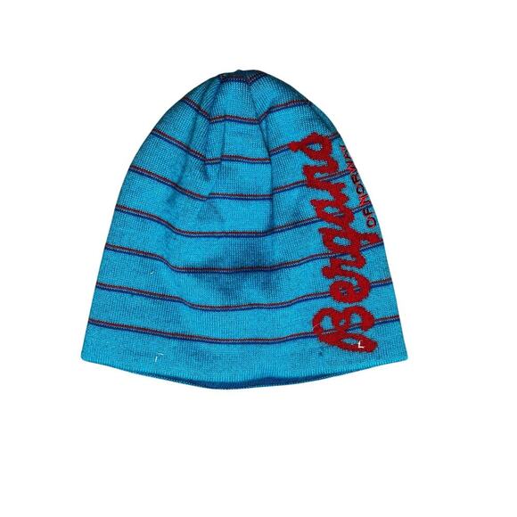 Bergans Other - Bergans of Norway Merino Wool Beanie Adult One Size Blue Striped Winter Hat